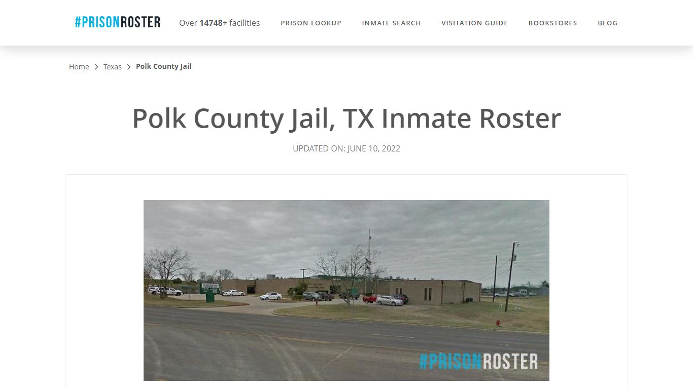 Polk County Jail, TX Inmate Roster - Nationwide Inmate Search